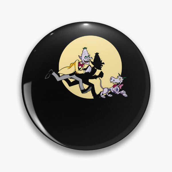 Item preview, Character Running Next To Robot Dog Silhouette Under Full Moon designed and sold by PetRockers.