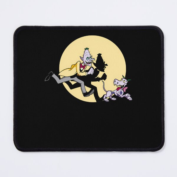 Item preview, Character Running Next To Robot Dog Silhouette Under Full Moon designed and sold by PetRockers.