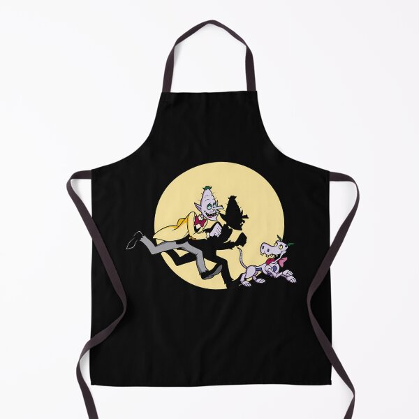 Item preview, Character Running Next To Robot Dog Silhouette Under Full Moon designed and sold by PetRockers.