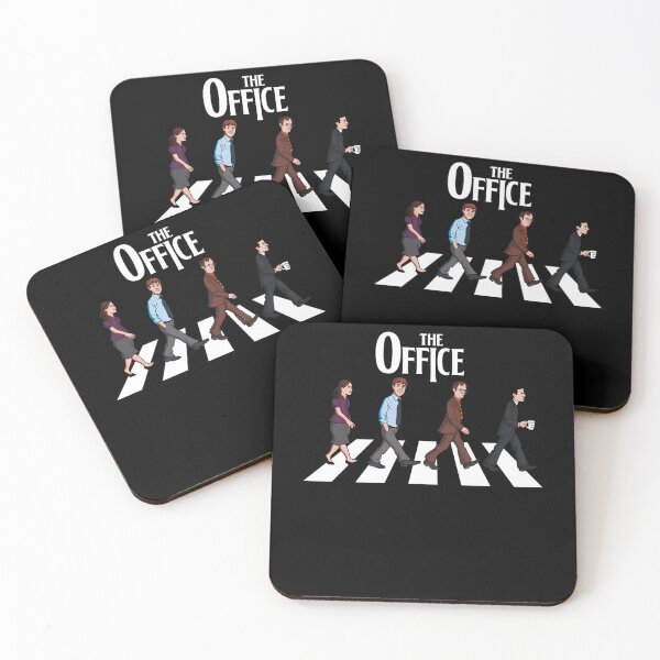 Item preview, Four Cartoon Corporate Coworkers Walking In Line Across designed and sold by PetRockers.