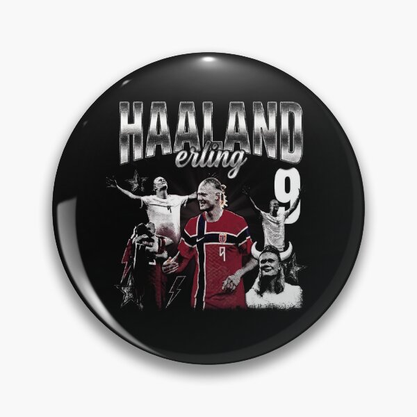 Artikelvorschau, Erling Haaland #9 Bootleg-Grafik entworfen und verkauft von DannieLettering.