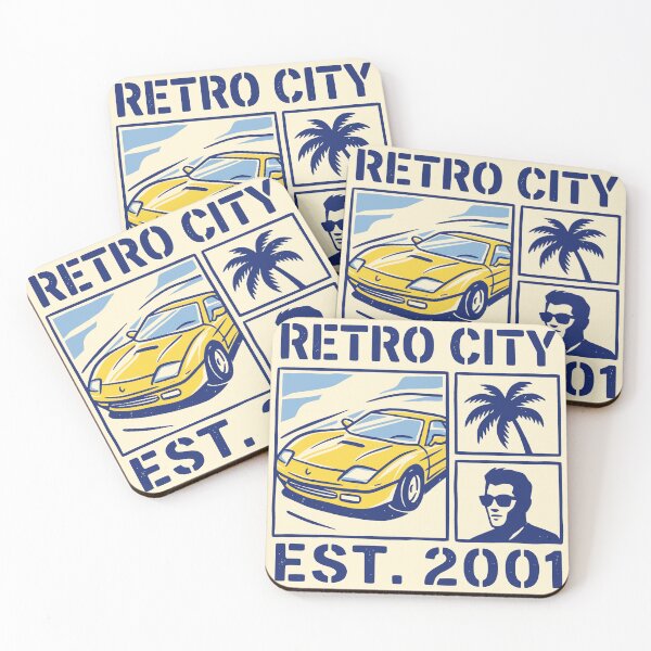 Item preview, Retro City 2001 Vintage Gaming Action Art designed and sold by 89shirts.