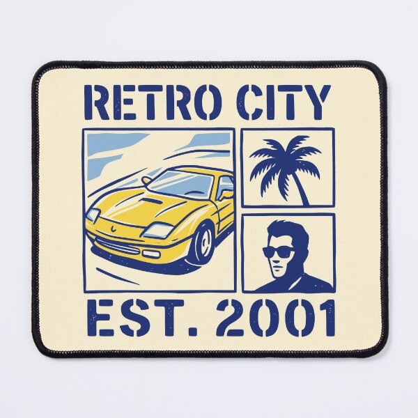 Item preview, Retro City 2001 Vintage Gaming Action Art designed and sold by 89shirts.