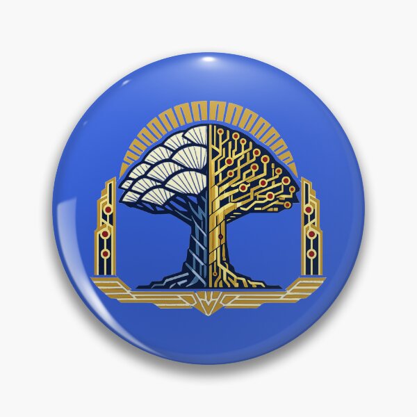 Item preview, Art Deco Tree of Duality designed and sold by KungPowUnicorn.