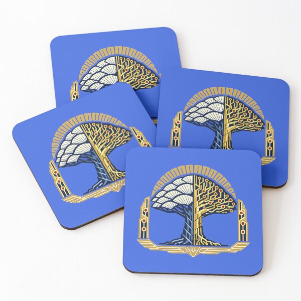 Item preview, Art Deco Tree of Duality designed and sold by KungPowUnicorn.