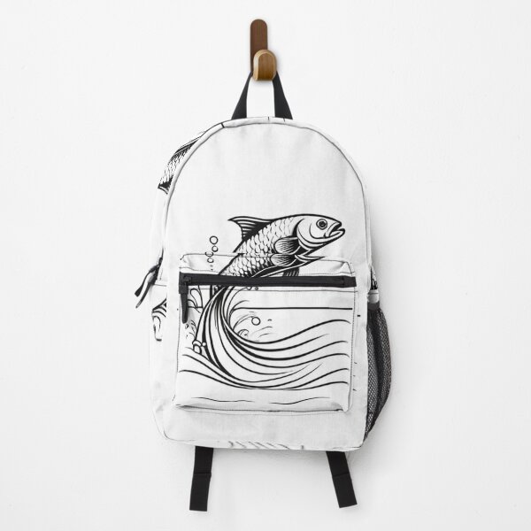 Item preview, Art - Fish Illustration, Japanese Woodblock Print Style designed and sold by World-Pets.