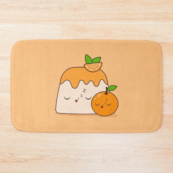 Item preview, Sleeping Orange Pudding with Cute Citrus designed and sold by CozyLittleShop.