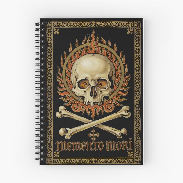 Item preview, Memento Mori Burning Skull designed and sold by darudcraft.