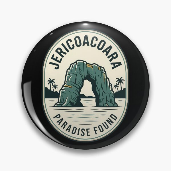 Item preview, Jericoacoara Brazil Paradise Found Vintage Travel Emblem designed and sold by k3rstman1.