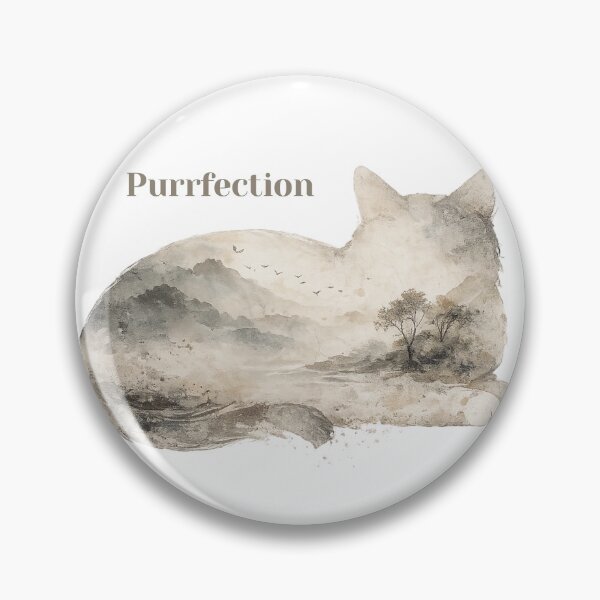 Item preview, Purrfection – Wabi-Sabi Cat designed and sold by RunningWhiskers.