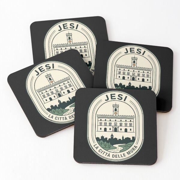 Item preview, Jesi Italy City of Walls Vintage Travel Emblem designed and sold by k3rstman1.
