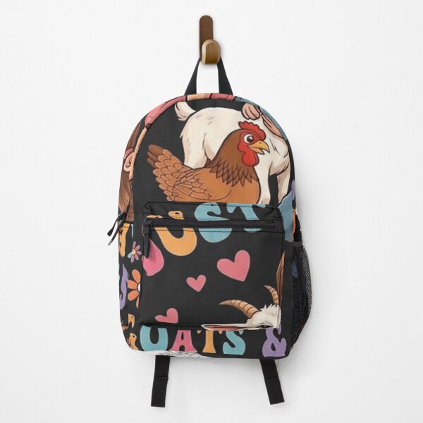 Item preview, just a Girl who Loves Goats and Chickens Funny humor designed and sold by kotastiart.