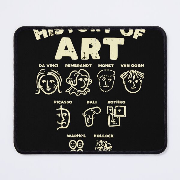 Item preview, History of Art Funny Famous Artists Meme Joke Painter Gift designed and sold by CherylCGarrison.