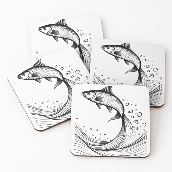 Item preview, Art - Fish Illustration, Streamlined Graphic Dynamism designed and sold by World-Pets.