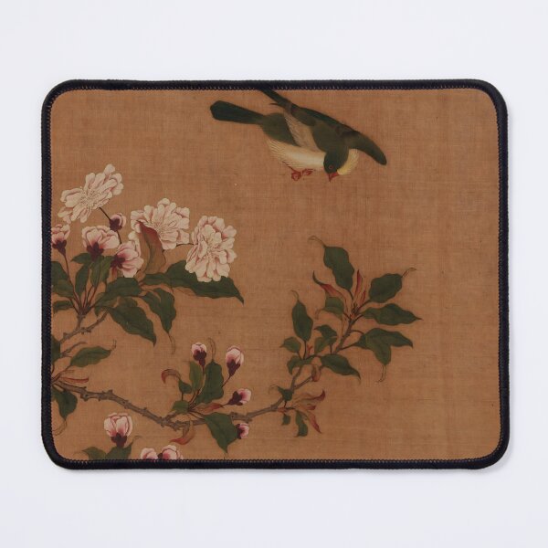 Item preview, A bird hovering blossoming branch designed and sold by Paper & Pine .