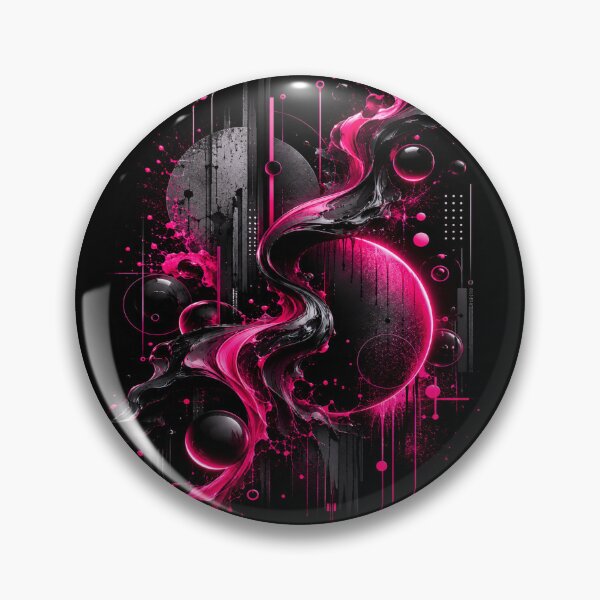 Item preview, Neon Eclipse - Abstract Cosmic Energy designed and sold by Personiq Kaleido.