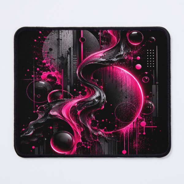 Item preview, Neon Eclipse - Abstract Cosmic Energy designed and sold by Personiq Kaleido.