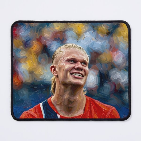 Item preview, Erling Haaland Oil Painting designed and sold by maretsad.
