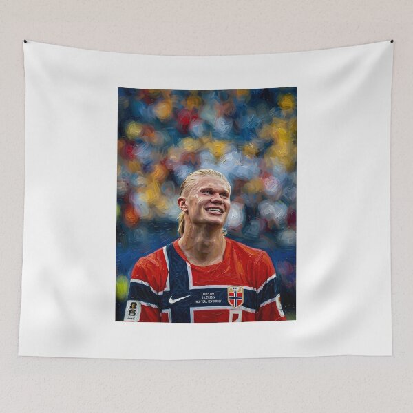 Item preview, Erling Haaland Oil Painting designed and sold by maretsad.