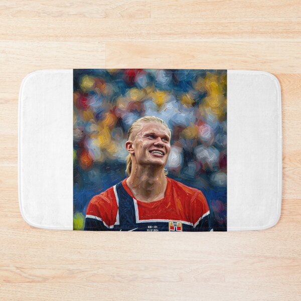 Item preview, Erling Haaland Oil Painting designed and sold by maretsad.