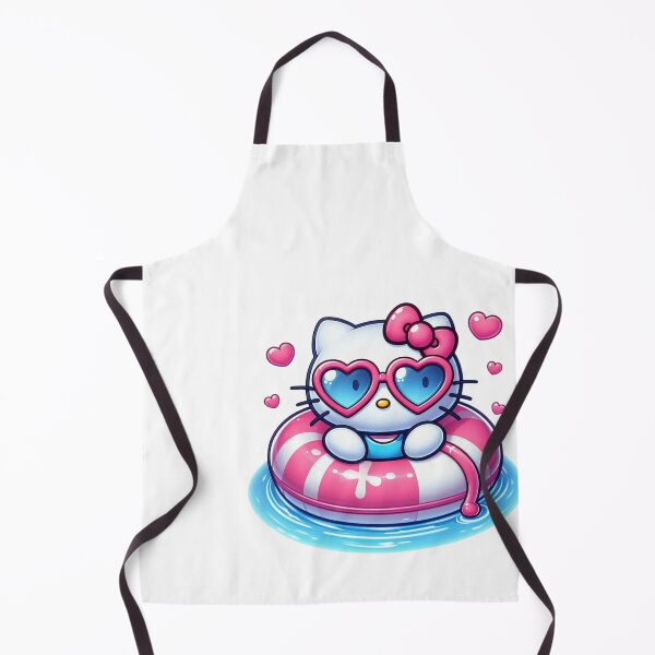 Item preview, Hello Kitty Pool Day Swim Ring Summer Aesthetic Kawaii designed and sold by rfd2.