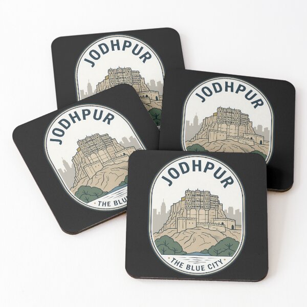 Item preview, Jodhpur India Mehrangarh Fort Vintage Travel Emblem designed and sold by k3rstman1.