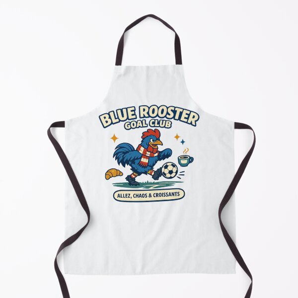 Item preview, Blue Rooster Goal Club Funny French Soccer Fan Shirt designed and sold by Concrete Coffee Studio.