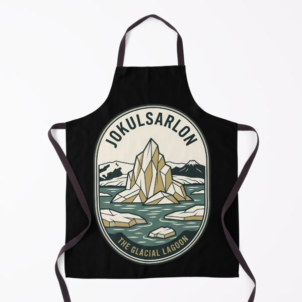 Item preview, Jokulsarlon Iceland Glacial Lagoon Vintage Travel Emblem designed and sold by k3rstman1.