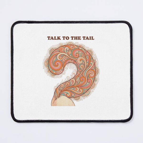 Item preview, Talk To The Tail – Retro Psychedelic Cat designed and sold by RunningWhiskers.
