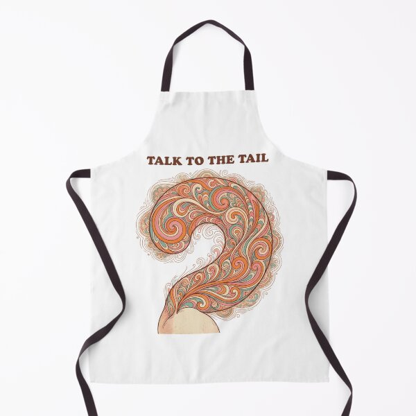 Item preview, Talk To The Tail – Retro Psychedelic Cat designed and sold by RunningWhiskers.