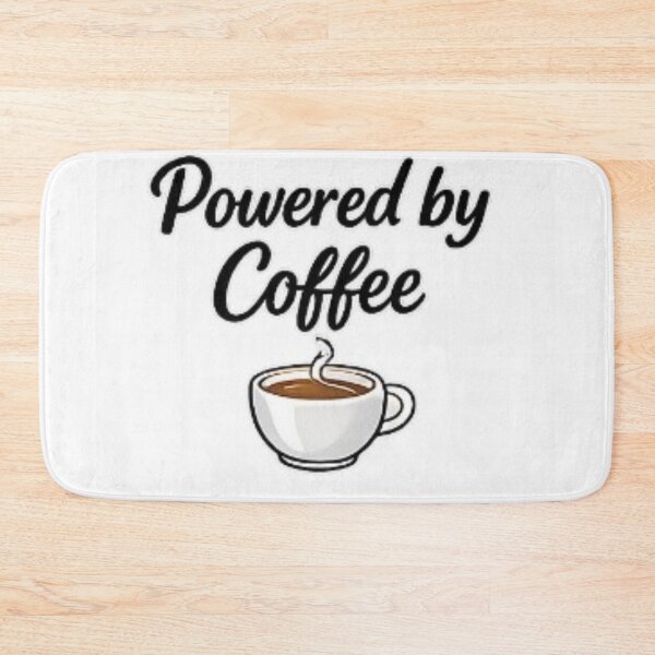 Item preview, Powered by Coffee – Funny Design for Coffee Lovers designed and sold by ser-Ile.