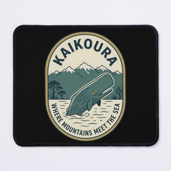 Item preview, Kaikoura New Zealand Whale Vintage Travel Emblem designed and sold by k3rstman1.