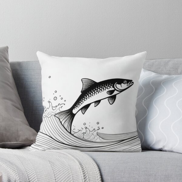 Item preview, Art - Fish Illustration, Style Inspired by Japanese Prints designed and sold by World-Pets.