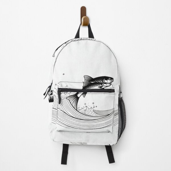 Item preview, Art - Fish Illustration, Style Inspired by Japanese Prints designed and sold by World-Pets.