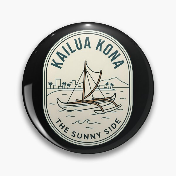 Item preview, Kailua Kona Hawaii Vintage Travel Emblem designed and sold by k3rstman1.