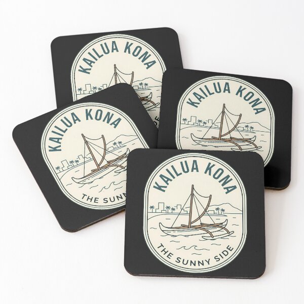 Item preview, Kailua Kona Hawaii Vintage Travel Emblem designed and sold by k3rstman1.