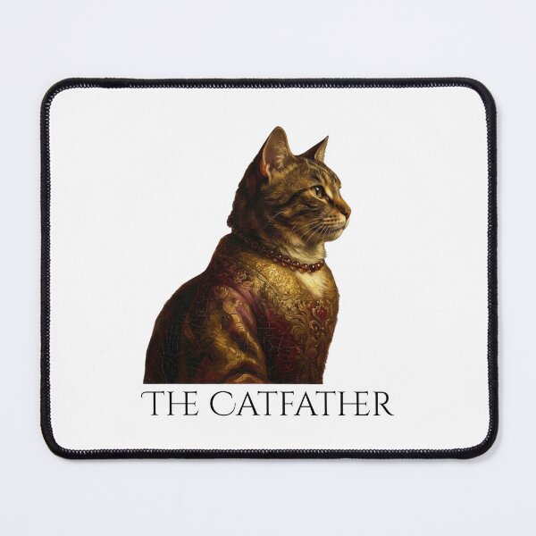 Item preview, The Catfather – Renaissance Cat designed and sold by RunningWhiskers.