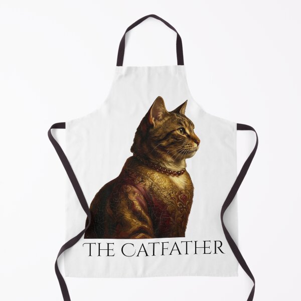 Item preview, The Catfather – Renaissance Cat designed and sold by RunningWhiskers.