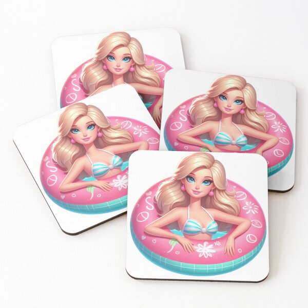 Item preview, Barbie Summer Pool Vibes Pink Swim Ring Aesthetic designed and sold by rfd2.