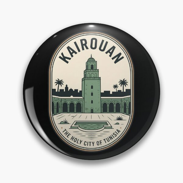Item preview, Kairouan Tunisia Vintage Travel Emblem Holy City designed and sold by k3rstman1.