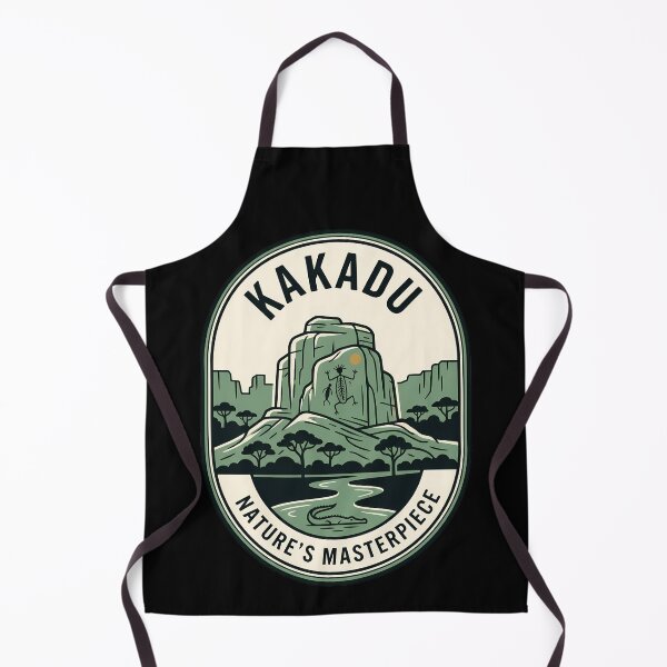 Item preview, Kakadu Australia Crocodile Rock Art Vintage Travel Emblem designed and sold by k3rstman1.