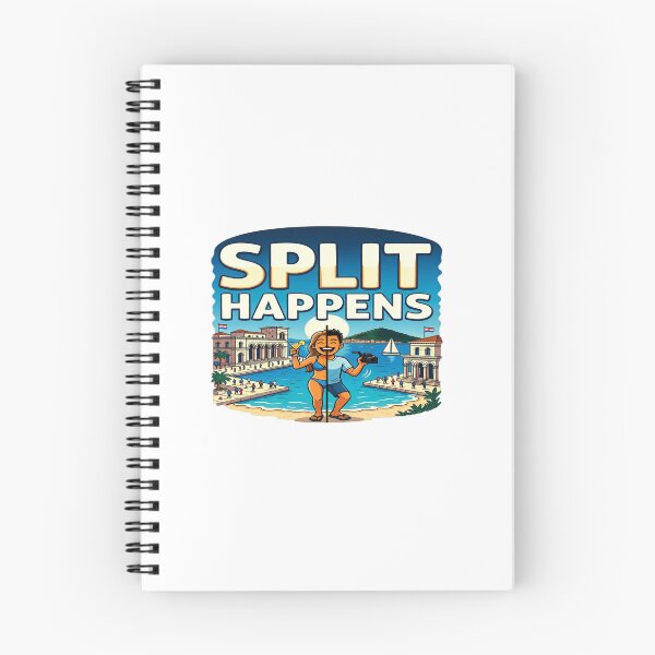 Item preview, Split Happens – Funny Croatia Vacation T-Shirt Design | Travel Humor Graphic | Beach Holiday SVG PNG | Print-on-Demand Bundle designed and sold by Sushikidsntoddlers.