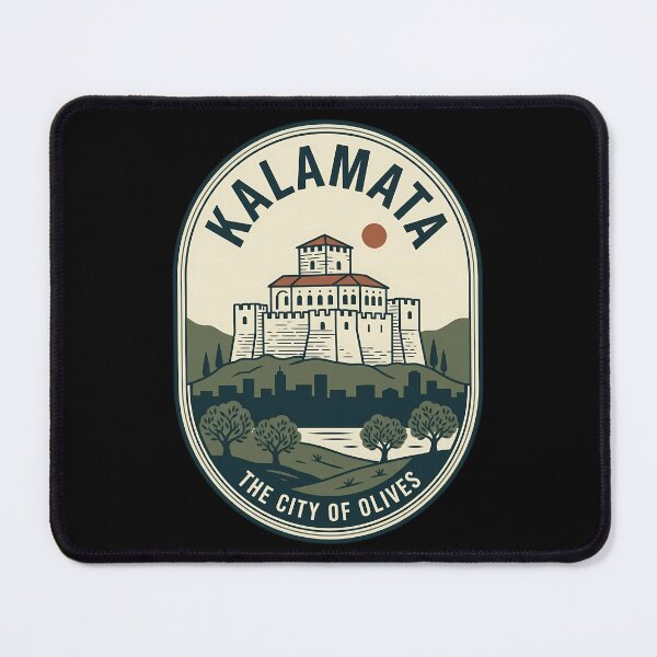 Item preview, Kalamata Greece City of Olives Vintage Travel Emblem designed and sold by k3rstman1.