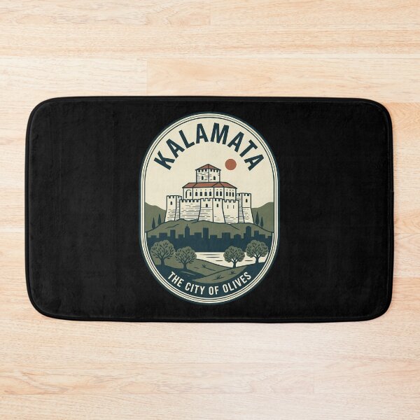 Item preview, Kalamata Greece City of Olives Vintage Travel Emblem designed and sold by k3rstman1.