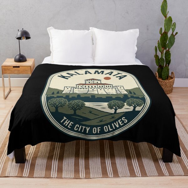 Item preview, Kalamata Greece City of Olives Vintage Travel Emblem designed and sold by k3rstman1.