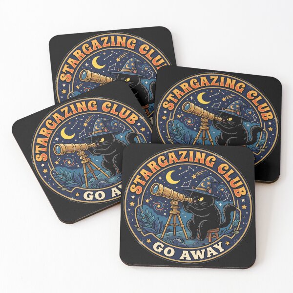Item preview, Cat Mom Retro Astrology Stargazing Club designed and sold by Oommen Studio .