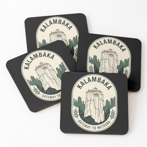Item preview, Kalambaka Meteora Greece Vintage Travel Emblem designed and sold by k3rstman1.