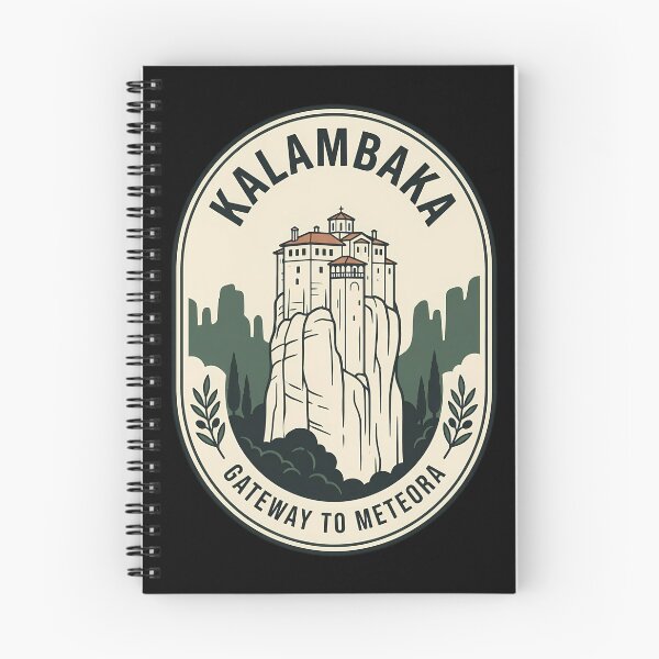 Item preview, Kalambaka Meteora Greece Vintage Travel Emblem designed and sold by k3rstman1.