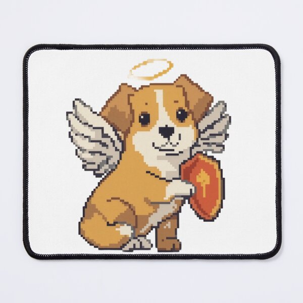 Item preview, Pixel Art Guardian Angel Dog Cat Retro 8-Bit Y2K Baby - Pet Owner designed and sold by The Curio Cabinet.