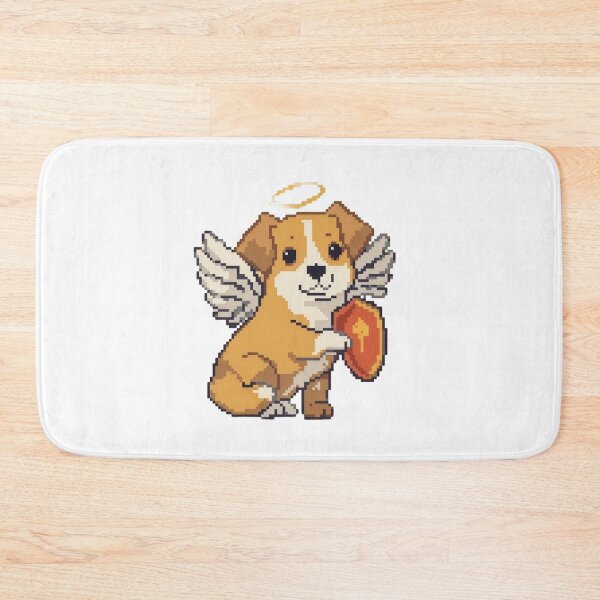 Item preview, Pixel Art Guardian Angel Dog Cat Retro 8-Bit Y2K Baby - Pet Owner designed and sold by The Curio Cabinet.